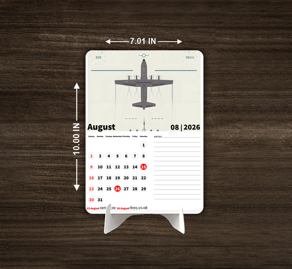 Air FIGHTER PLANE Beast Premium Table Desk Calendar