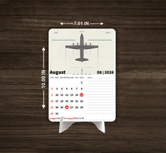 Air FIGHTER PLANE Beast Premium Table Desk Calendar