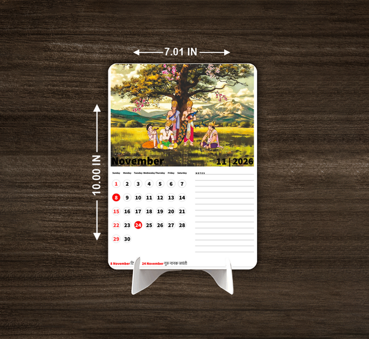 Bajrang Bali Premium Table Desk Calendar