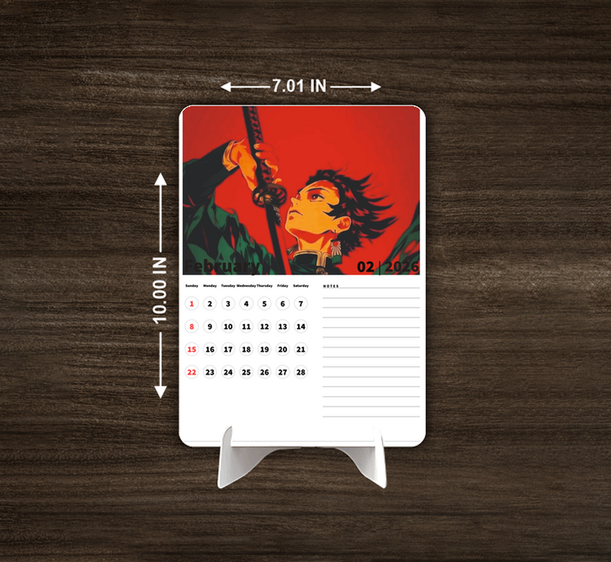 Demon Premium Table Desk Calendar