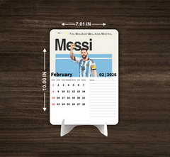 FOOTALL KING Premium Table Desk Calendar