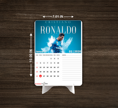 Football Man Premium Table Desk Calendar