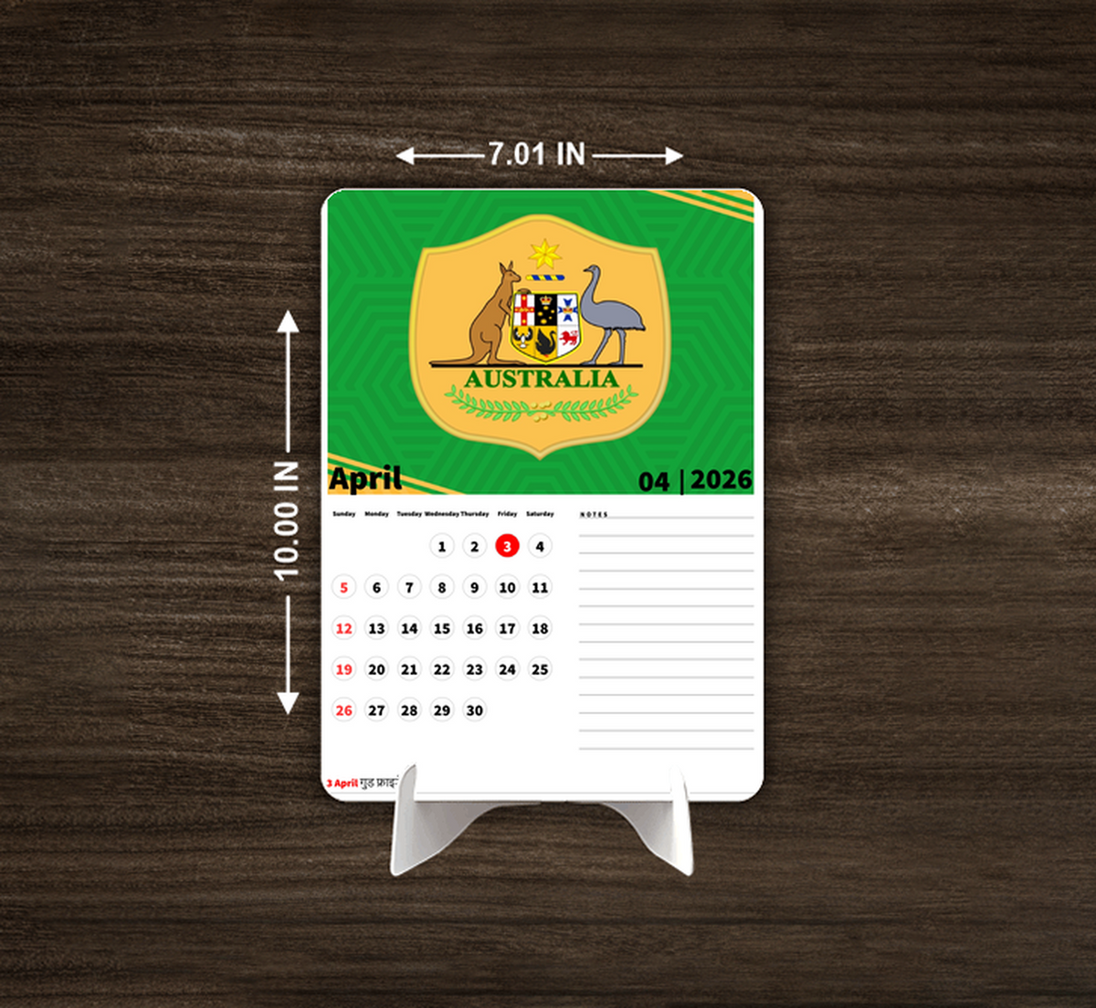 Football team Premium Table Desk Calendar