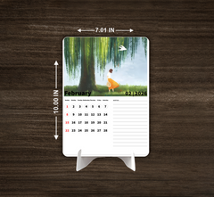 Forest Dreams Premium Table Desk Calendar