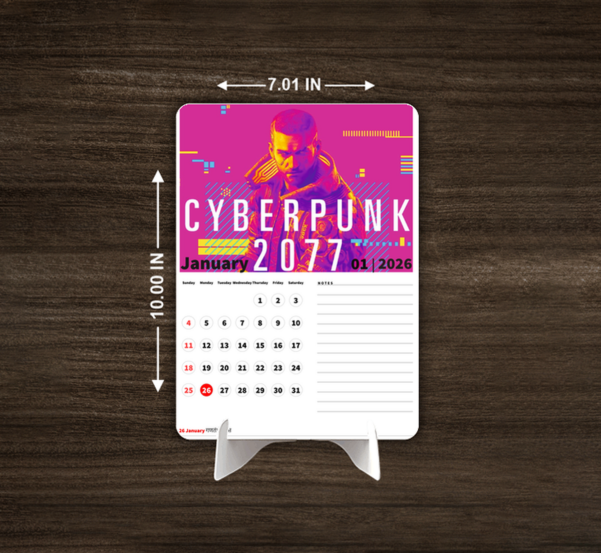 HUNTING Premium Table Desk Calendar