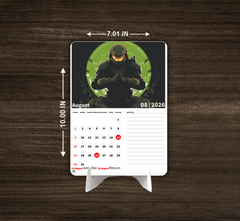 HUNTING GAME Premium Table Desk Calendar