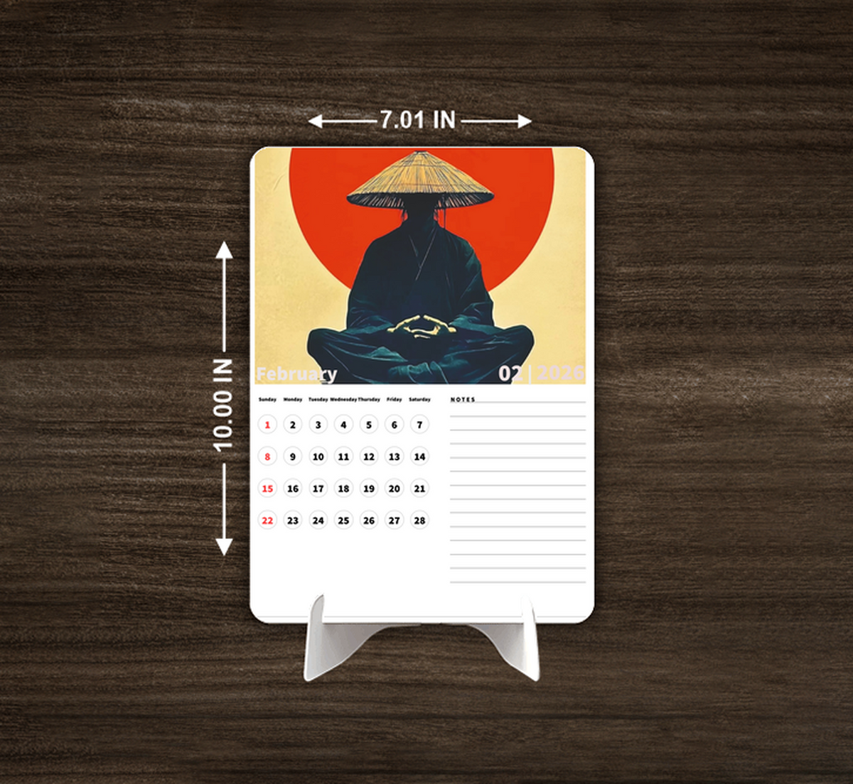 Standing Premium Table Desk Calendar
