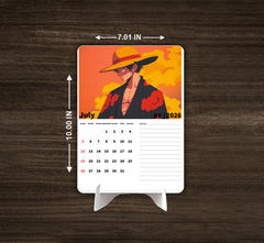 Monkey D.Luffy Premium Table Desk Calendar