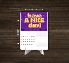 Motivational Quotes for Success Premium Table Desk Calendar
