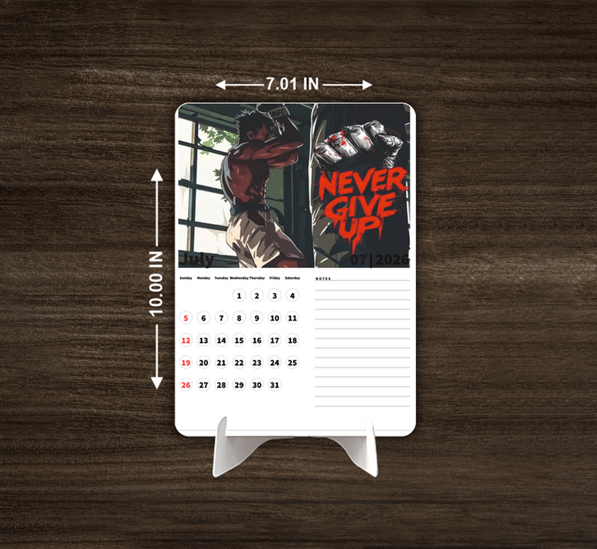 Quotes About Success Premium Table Desk Calendar
