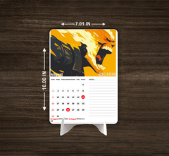 ANIME SUPER MAN Premium Table Desk Calendar