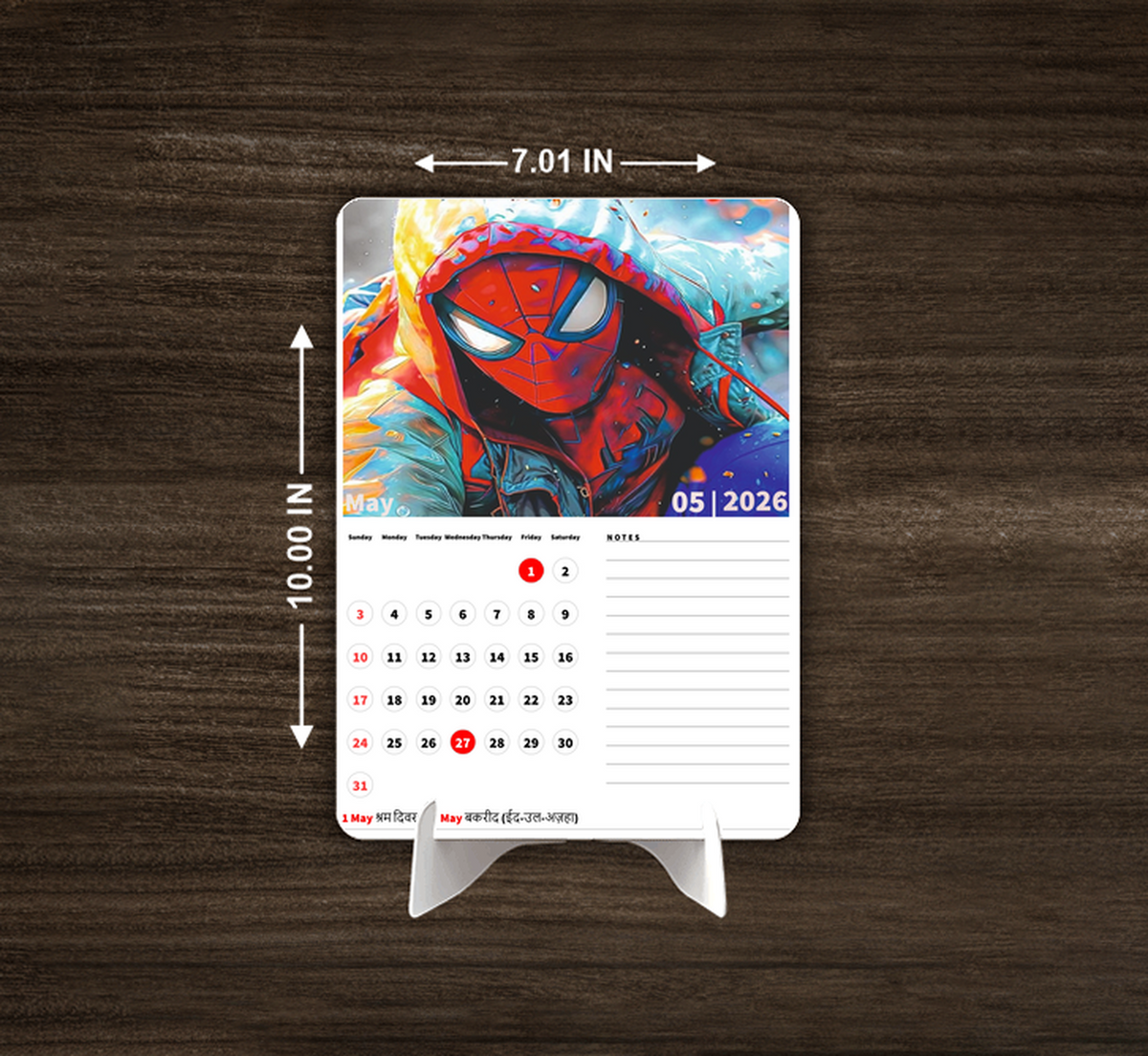 ANIME MAN Premium Table Desk Calendar