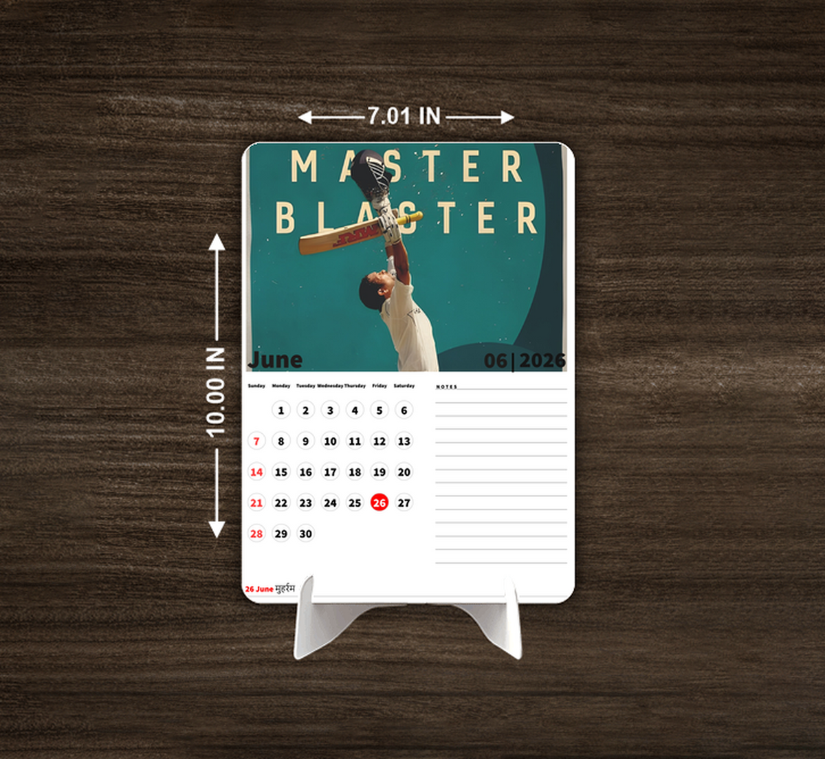 The Game Changer Premium Table Desk Calendar