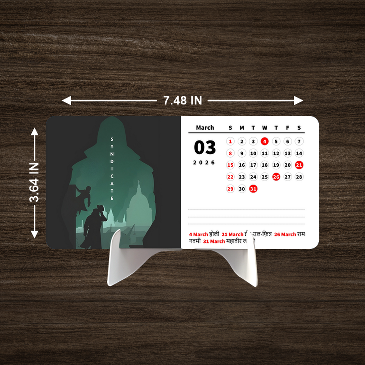 Assassin's Creed Premium Table Desk Calendar