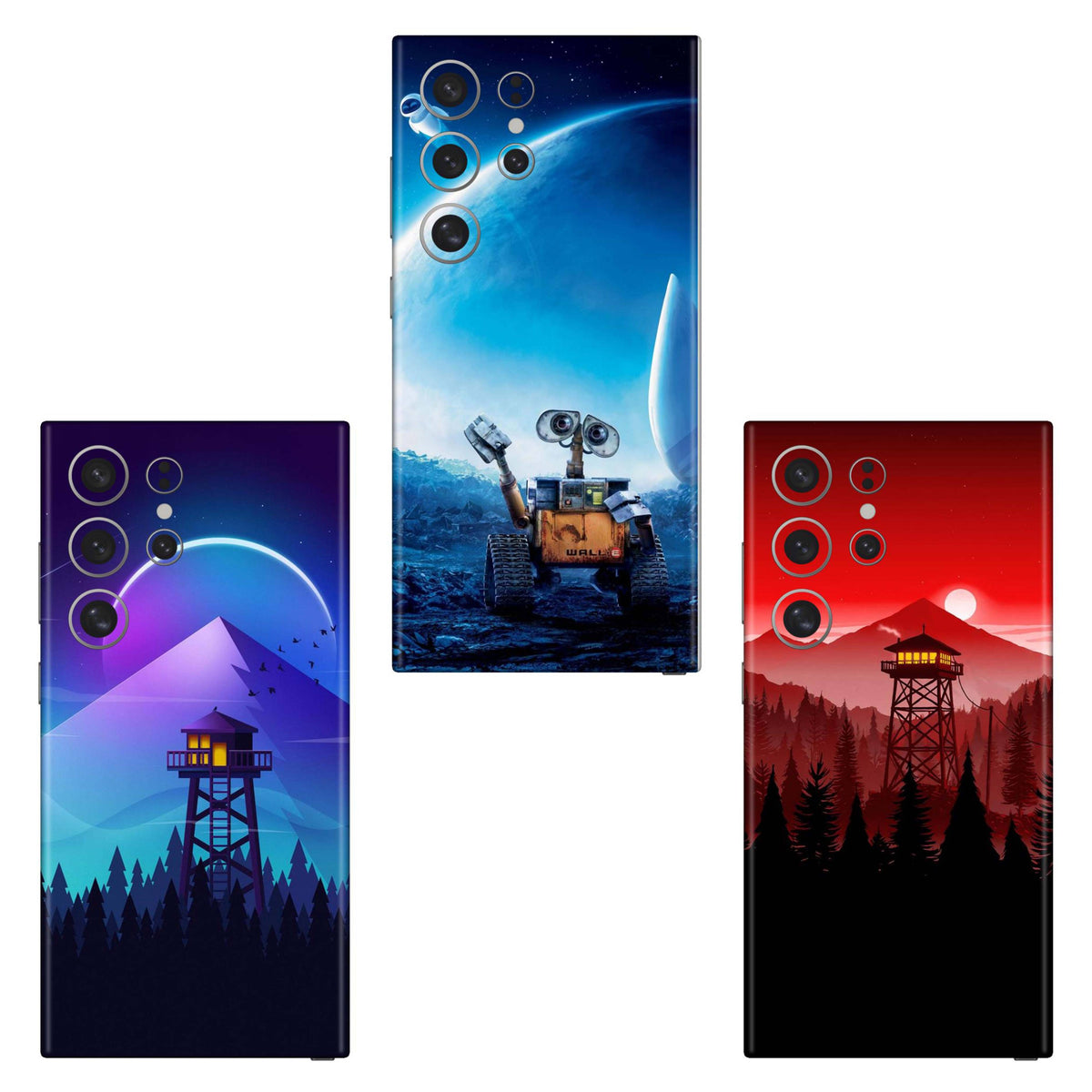 Combo 73 Mobile Skin Pack Of 3 Combo