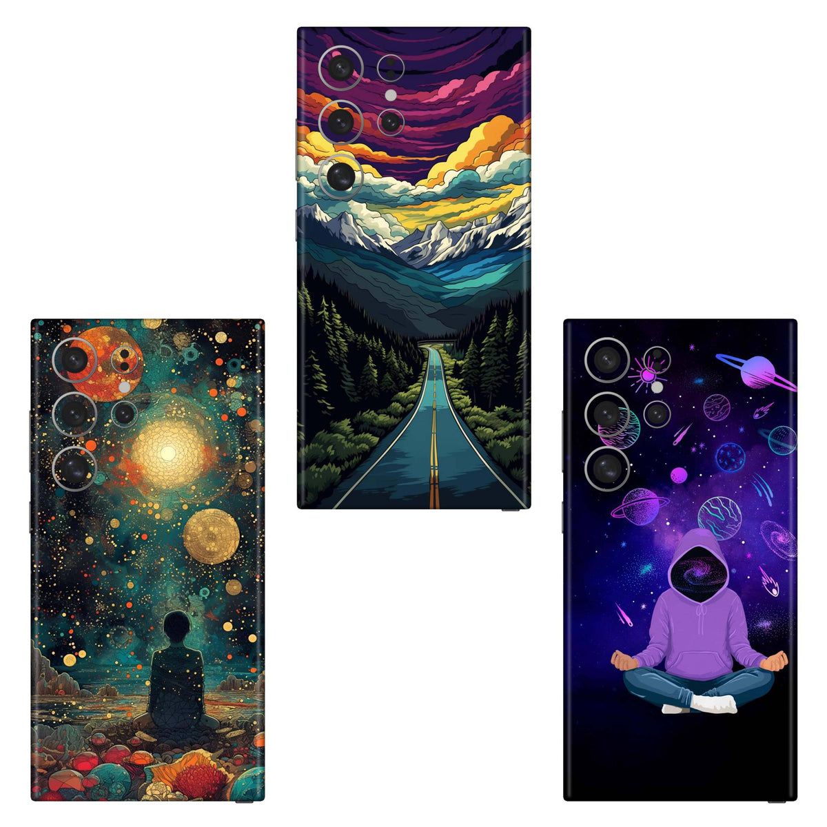 Combo 80 Mobile Skin Pack Of 3 Combo