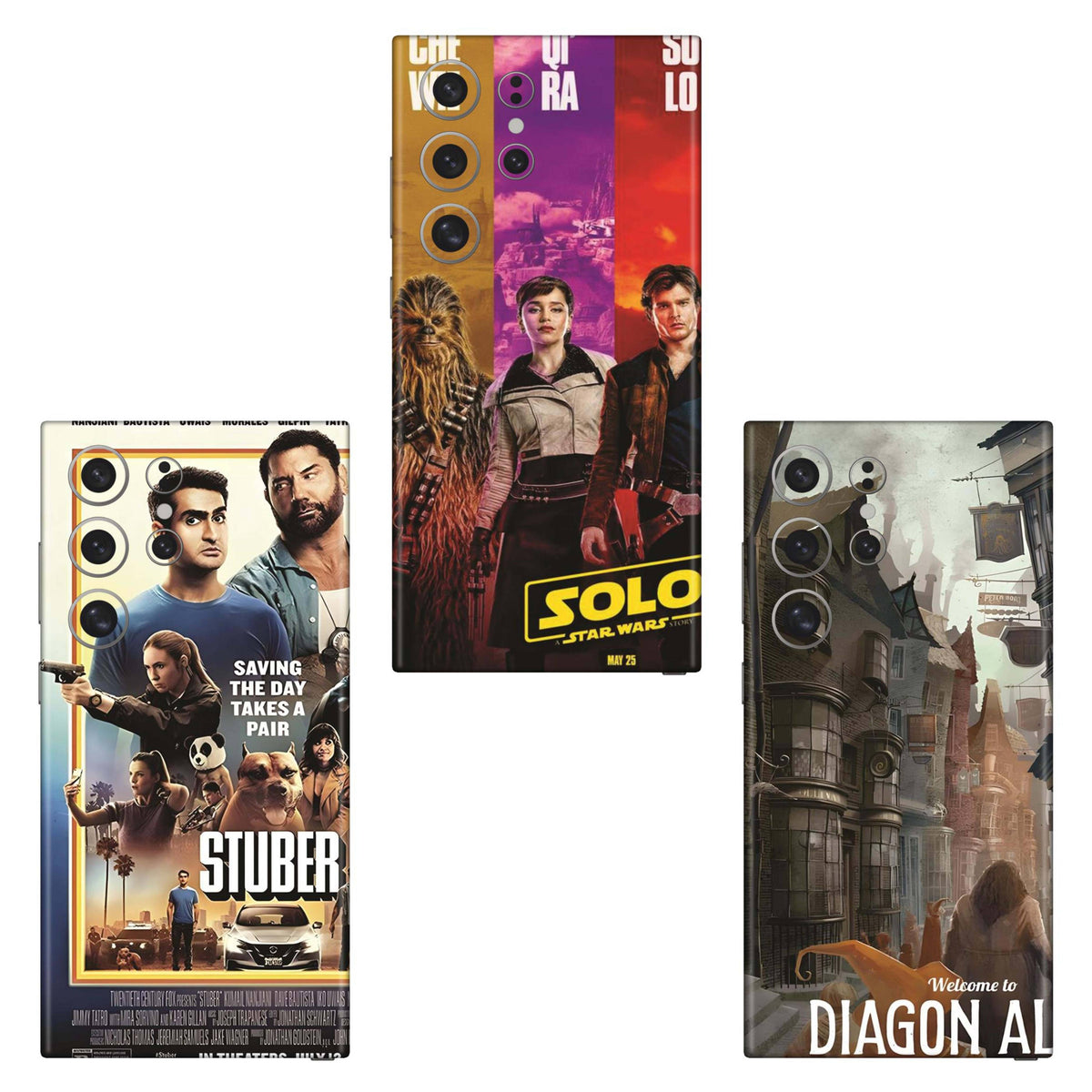 Combo 93 Mobile Skin Pack Of 3 Combo