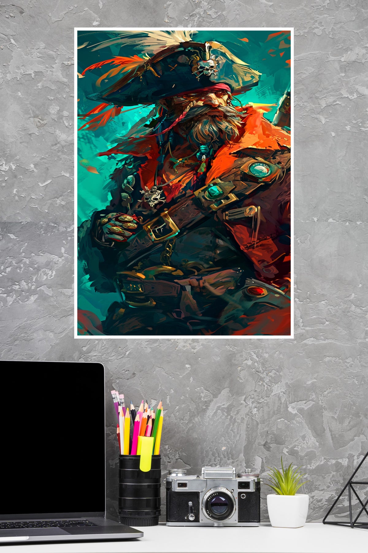 A Rugged Pirate Poster | Art Posters