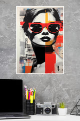 A Woman in Sunglasses Poster | Art Posters
