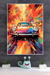 A colorful porsche 911 Poster | Cars Posters