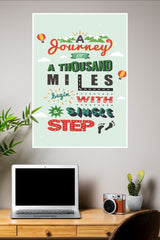 A Journey Poster | Gym and Motivational Quotes Posters