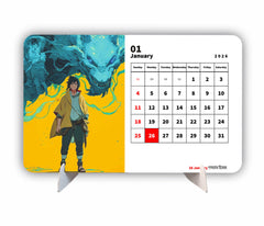 ANIME HERO Premium Table Desk Calendar