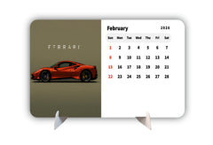 Car Premium Table Desk Calendar – 2026