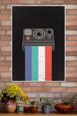 Aesthetic Vintage 90s Polaroid Camera Poster | Music Posters