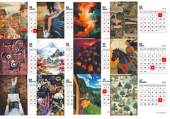 Aesthetic Premium Table Desk Calendar