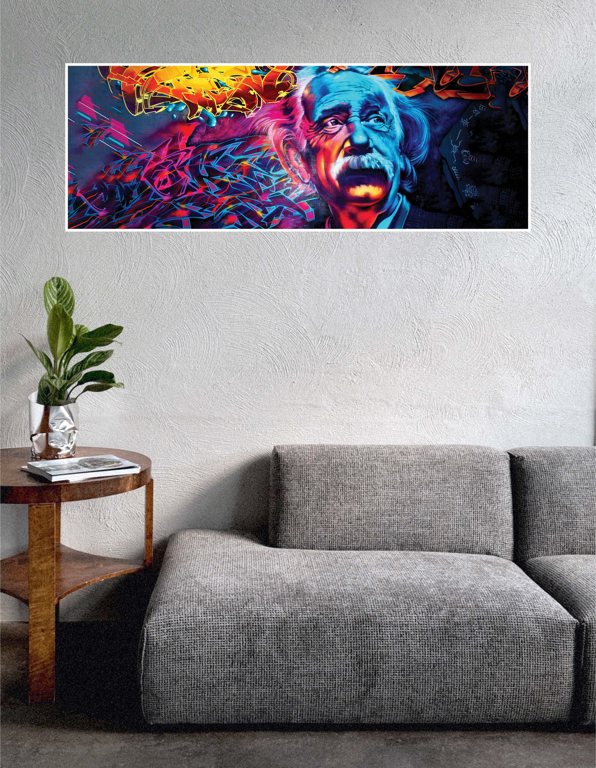 Albert Einstein graffiti Poster | Big Infinity Poster