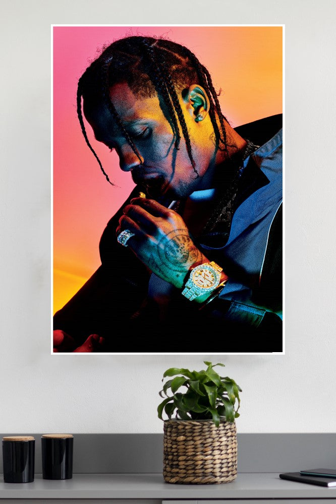 American Rapper and Singer Travis Scott Poster | Music Posters