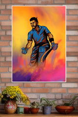 Angry Aggrissive Batsman Virat Kohli Poster | Cricketers Posters | Sports Poster