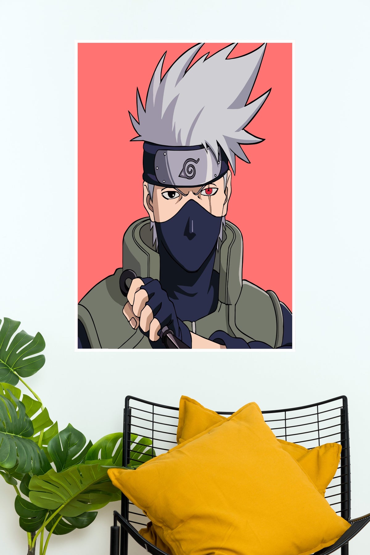 Anime Fictional Character Kakashi Hatake Poster | Anime Posters
