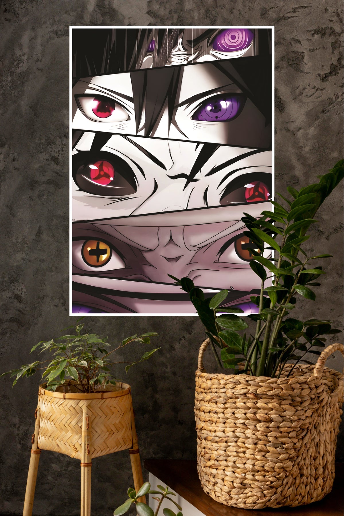 Anime Naruto Eye Design Poster | Anime Posters