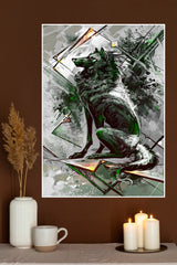 Artwork of Confident wolf Poster | Animal Posters
