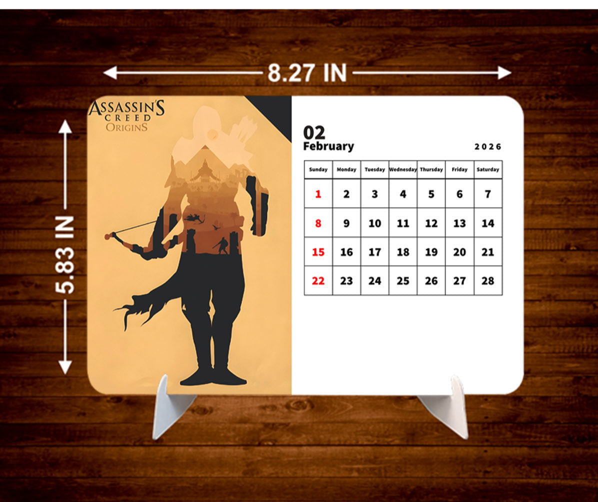 Assassin's Creed Premium Table Desk Calendar