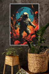 Astronaut on Unknown Planet Poster | Astronaut Posters