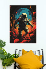 Astronaut on Unknown Planet Poster | Astronaut Posters