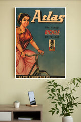 Atlas - The Finest Bicycle of Today Poster | Bollywood Posters