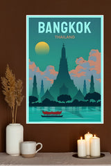 Bangkok River Poster | CIty Posters