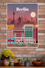 Berlin CIty Poster | CIty Posters