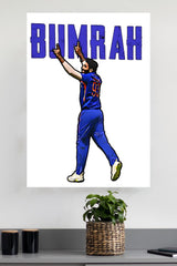 Best Bowler Jasprit Bumrah Poster | Cricketers Posters | Sports Poster