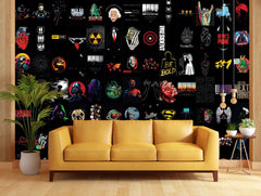 Black and White Wall Collage Kit - A4 Size Wall Posters Set
