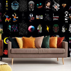 Black and White Wall Collage Kit - A4 Size Wall Posters Set