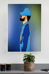 Bleed Bllue Virat Kohli Poster | Cricketers Posters | Sports Poster