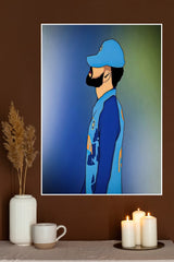 Bleed Bllue Virat Kohli Poster | Cricketers Posters | Sports Poster