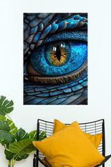 Blue Dragon Eye Poster | Eyes Posters