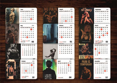 Bodybuilding Premium Table Desk Calendar – 2026