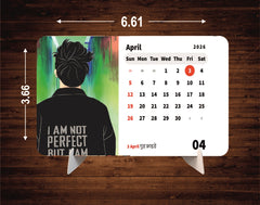 Bodybuilding Premium Table Desk Calendar – 2026