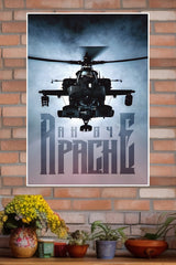 Boeing Ah-64 Apache Poster | Fighter Plan Posters